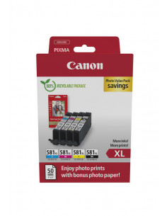 Canon CLI-581XL C/M/Y/BK...