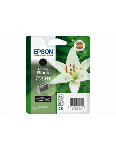 Epson T0591 - 13 ml - preto foto -... Epson T0591 - 13 ml - preto foto -...