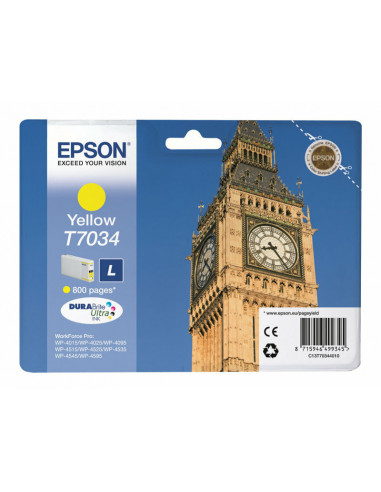 Epson T7034 - 9.6 ml - tamanho L -... Epson T7034 - 9.6 ml - tamanho L -...