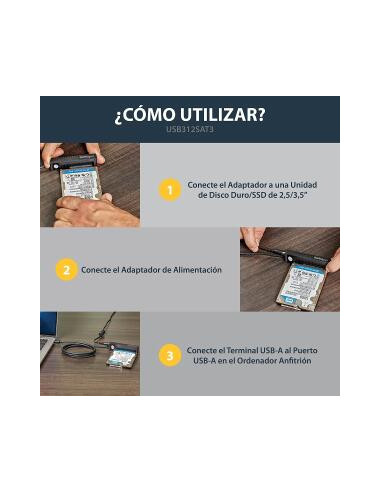 Cabo Adaptador StarTech USB 3.1 para... Cabo Adaptador StarTech USB 3.1 para...