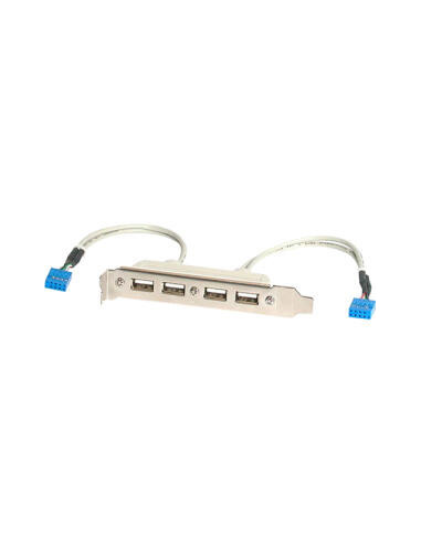 4 Port USB A Female Slot Plate Adapter 4 Port USB A Female Slot Plate Adapter