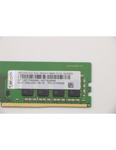 DIMMM DDR4 8GB 2666MHz (1Rx8, 1.2V) ECC