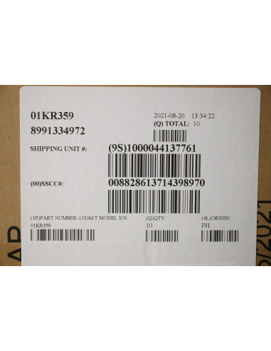 DIMMM DDR4 8GB 2666MHz (1Rx8, 1.2V) ECC