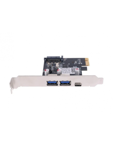 Contr. PCIe 1x USB3/2 card 2A+1C port