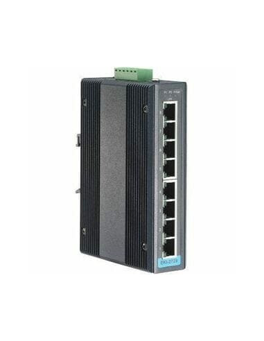 8-Port Ind. Unmanaged Gbe Perp Switch