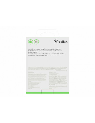 Cabo Belkin F4U021BT: Hub USB 2.0, 4... Cabo Belkin F4U021BT: Hub USB 2.0, 4...