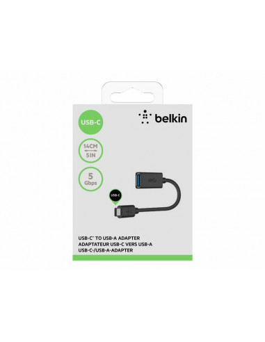 Belkin 3.0 USB-C to USB-A Adapter -... Belkin 3.0 USB-C to USB-A Adapter -...