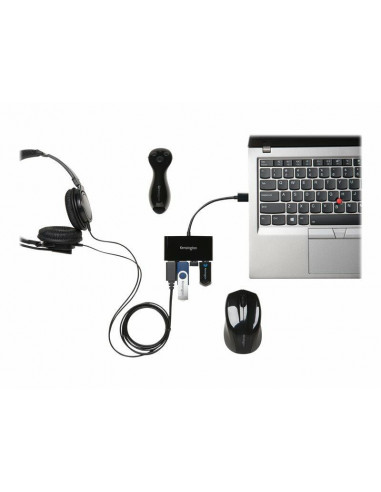 Kensington UH4000 - hub - 4 portas -... Kensington UH4000 - hub - 4 portas -...