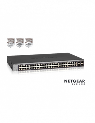 Switch NETGEAR GS748T 48 Portas... Switch NETGEAR GS748T 48 Portas...