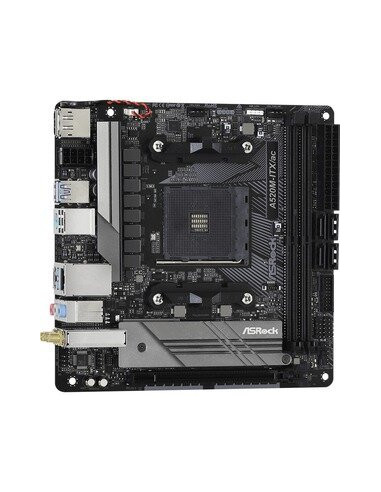 Placa-mãe ASROCK A520M-ITX/ac AM4:... Placa-mãe ASROCK A520M-ITX/ac AM4:...