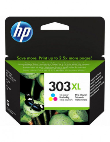 Hp Tinteiro Alto Rendimento Tricolor...