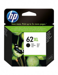 Tinteiro HP 62XL Preto