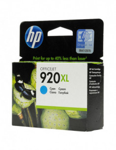 Tinteiro HP 920XL Azul de...
