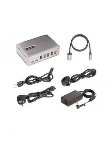 7-Port Usb-C Hub Self-Powered Perp... 7-Port Usb-C Hub Self-Powered Perp...