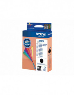 Brother LC223BK - Preto -...