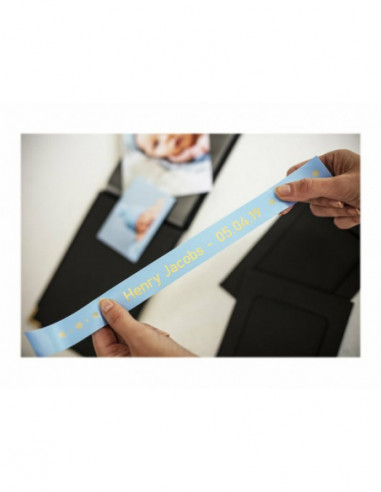 Brother TZe-RL54 - Cetim - dourado em... Brother TZe-RL54 - Cetim - dourado em...