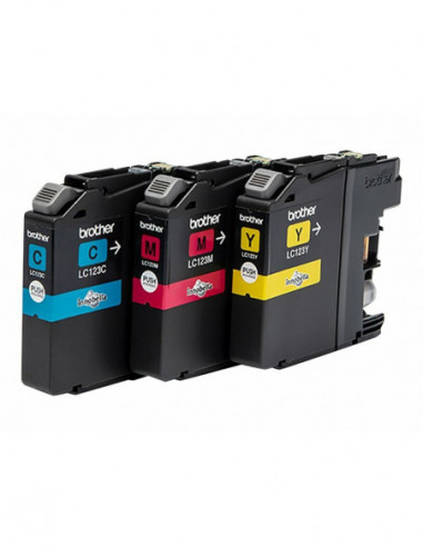 Brother LC123 RainbowPack - Amarelo,...