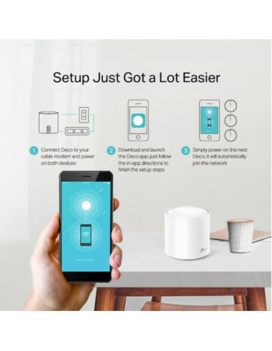 Tp-Link - Router Mesh Ax1800 Deco...