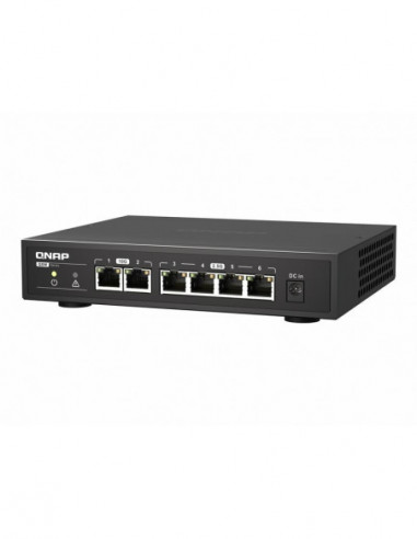 Router QNAP QSW-2104-2T, 2 Portas... Router QNAP QSW-2104-2T, 2 Portas...