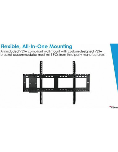 Suporte Optoma para Displays de até... Suporte Optoma para Displays de até...