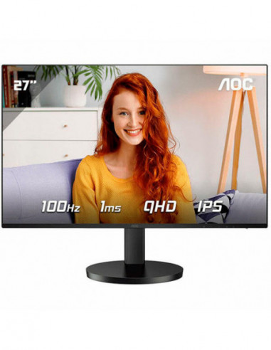 Aoc Monitor Ips 27" Qhd 1ms 100hz...