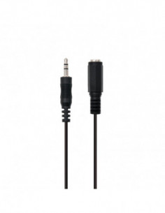 Ewent Cabo Audio 3.5mm M/F 5mt