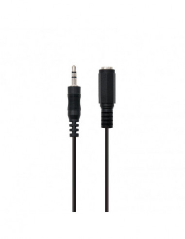 Ewent Cabo Audio 3.5mm M/F 5mt