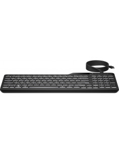 HP 400 Backlit Wired Keyboard