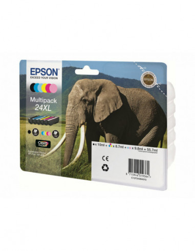 Tinteiro EPSON 24 Multipack 6 Cores -... Tinteiro EPSON 24 Multipack 6 Cores -...