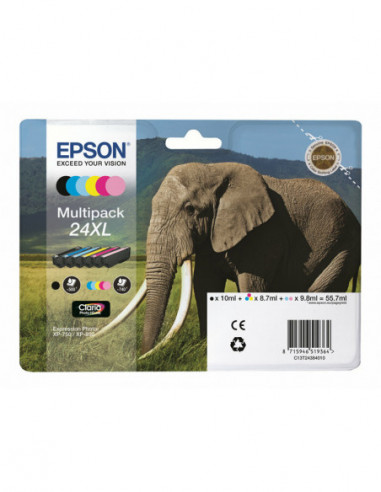 Tinteiro EPSON 24 Multipack 6 Cores -... Tinteiro EPSON 24 Multipack 6 Cores -...