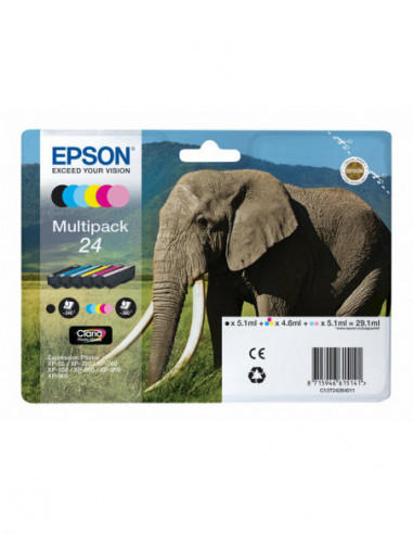 Tinteiro EPSON 24 Multipack 6 Cores -... Tinteiro EPSON 24 Multipack 6 Cores -...