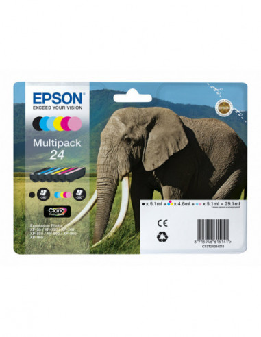Tinteiro EPSON 24 Multipack 6 Cores -... Tinteiro EPSON 24 Multipack 6 Cores -...