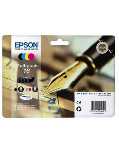 Tinteiro EPSON 16 Multipack 4 Cores +...