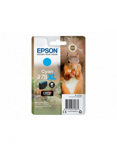 Tinteiro EPSON 378 Ciano XL -...