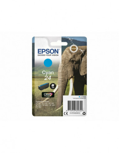 Epson 24 - 4.6 ml - azul cyan -...