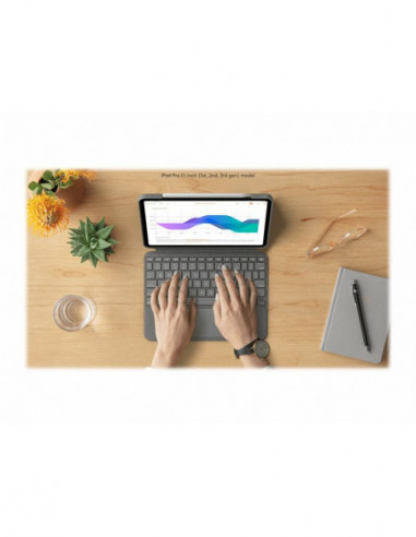 Logitech Combo Touch - teclado e... Logitech Combo Touch - teclado e...