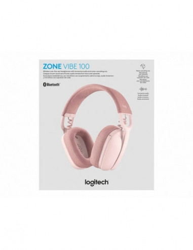 Auscultadores Logitech Zone Vibe 100,...
