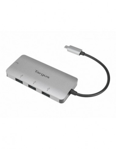 Hub Targus Usb-C a 4xusb 3.0 Accs Plata
