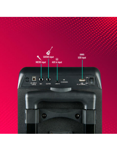 Ngs - Coluna Portatil 200w Wildrave1 Ngs - Coluna Portatil 200w Wildrave1