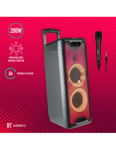 Ngs - Coluna Portatil 200w Wildrave1 Ngs - Coluna Portatil 200w Wildrave1