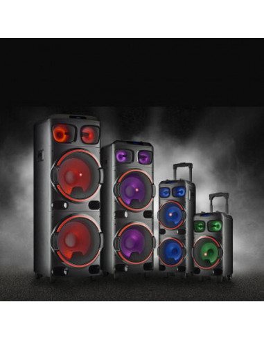 Ngs - Coluna 800w Duplo Subwoofer Bt...
