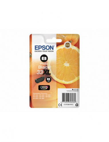 Tinteiro EPSON 33 Preto Foto XL -... Tinteiro EPSON 33 Preto Foto XL -...