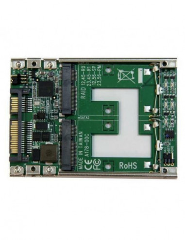 Adaptador Startech 25SAT22MSAT Cinza Adaptador Startech 25SAT22MSAT Cinza