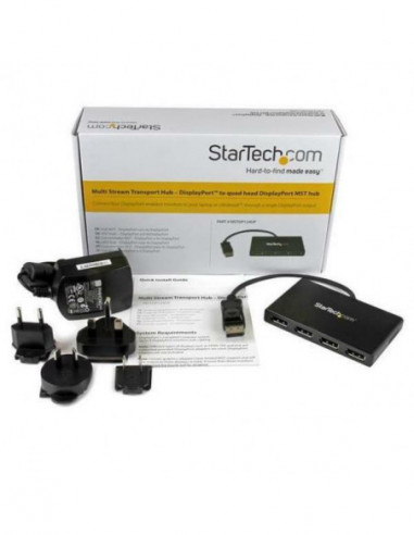 Adaptador Startech DisplayPort... Adaptador Startech DisplayPort...