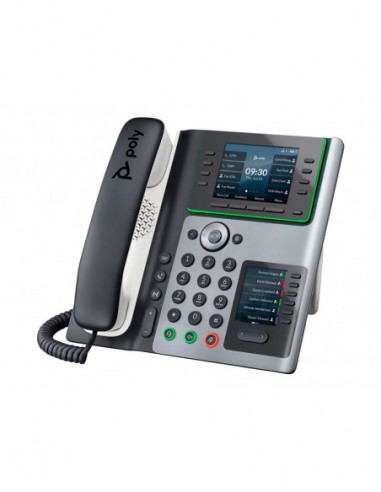 Poly Edge E400 Teléfono Ip Negro 8...