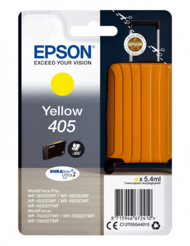 Epson Singlepack Yellow 405 DURABrite...