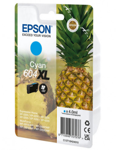 Epson Singlepack Cyan 604XL Ink