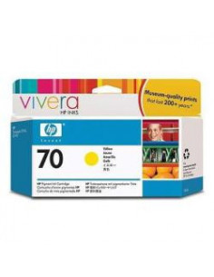 Tinta HP 70 Amarela, 130ml,...