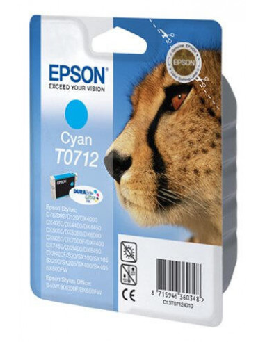 Epson T0712 - 5.5 ml - azul cyan -...
