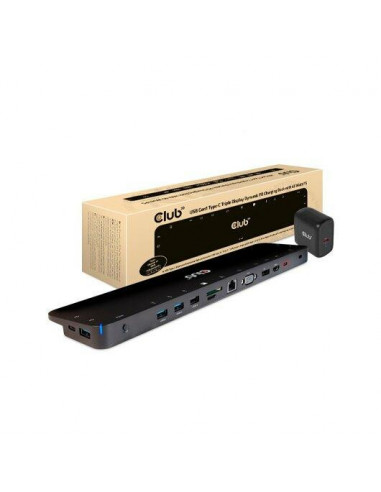 Docking Station CLUB3D 15 em 1 USB-C:...